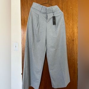Wide leg trouser pants